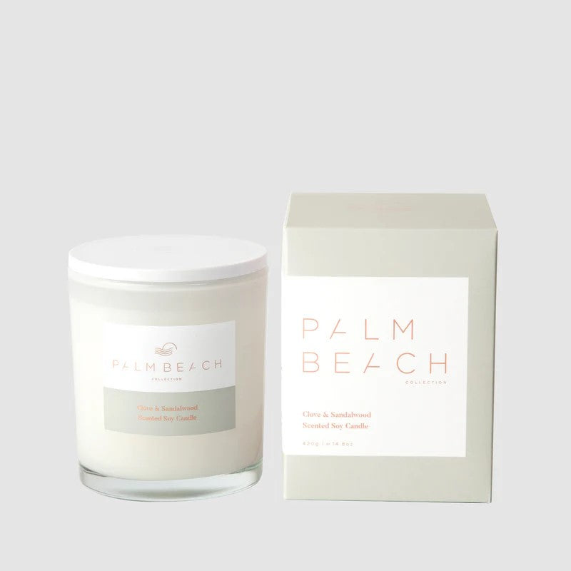 Palm Beach Clove and Sandalwood Candle